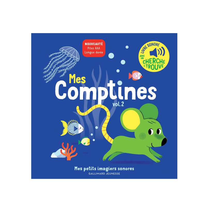 Livre sonore Mes comptines T2 - Gallimard Jeunesse