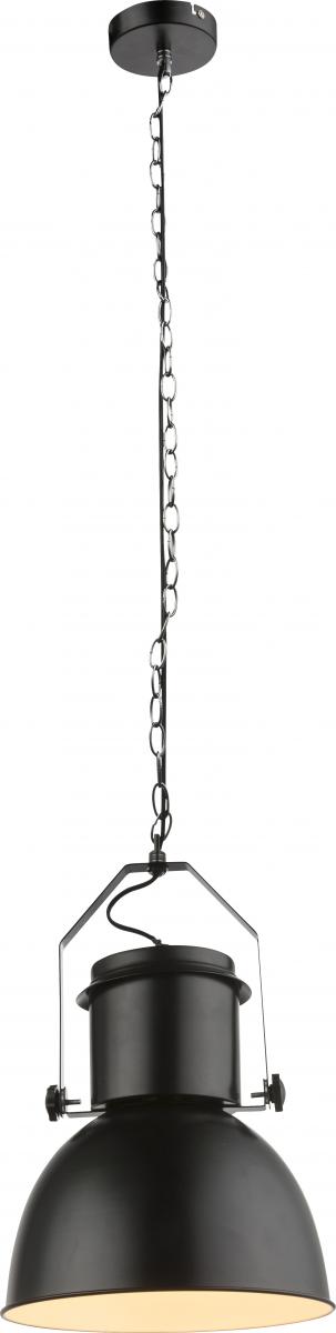 Globo Lighting - KUTUM - Hängeleuchte Metall schwarz matt, 1x E27