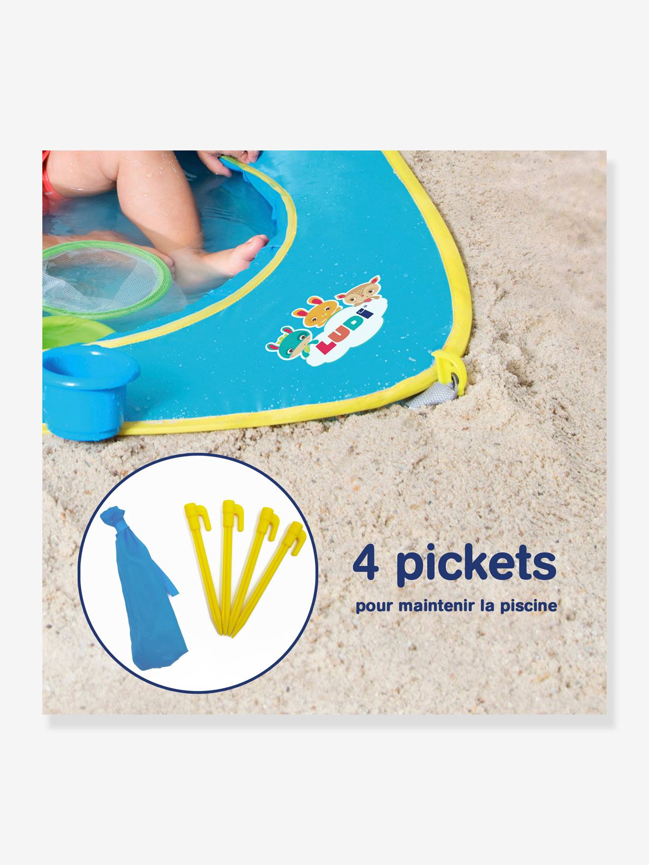 Piscine Popup LUDI bleu