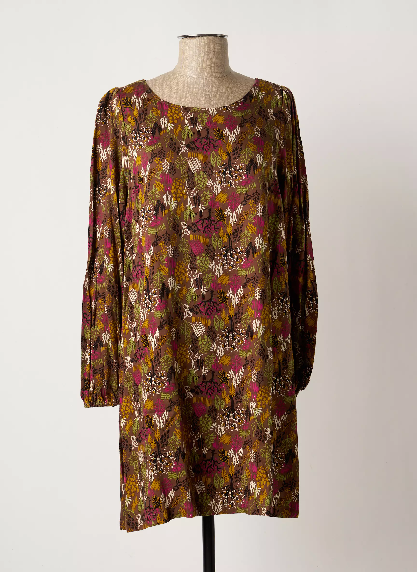 Lola Espeleta Robes Mi Longues Femme couleur marron
