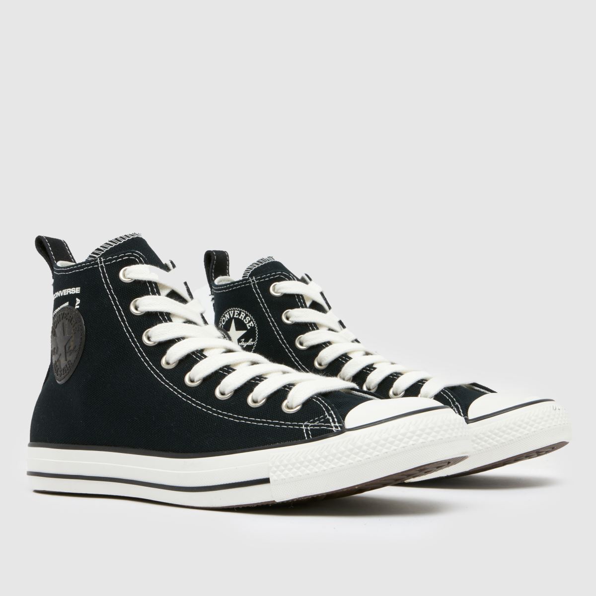 Converse – All Star – Svarta höga sneakers