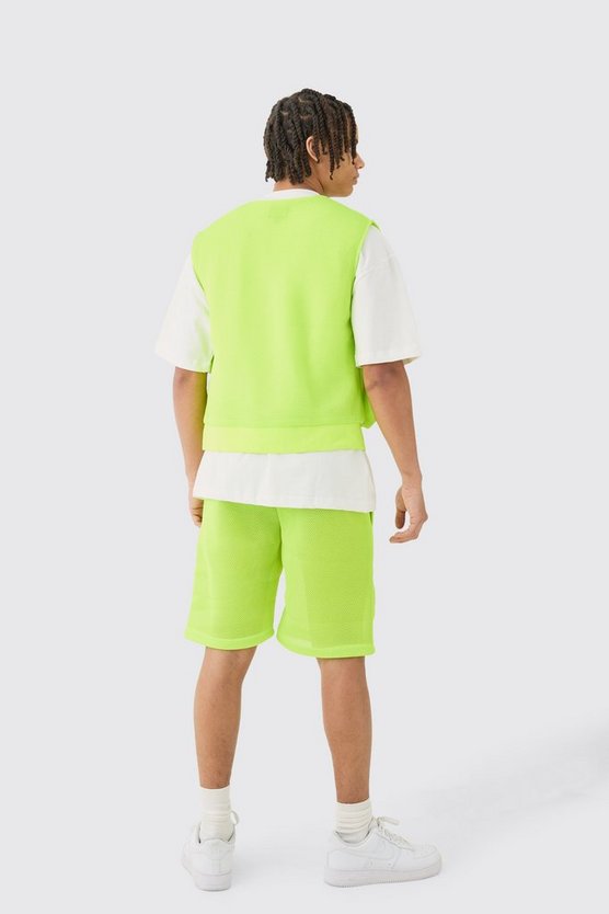 Mesh-Tanktop & Shorts