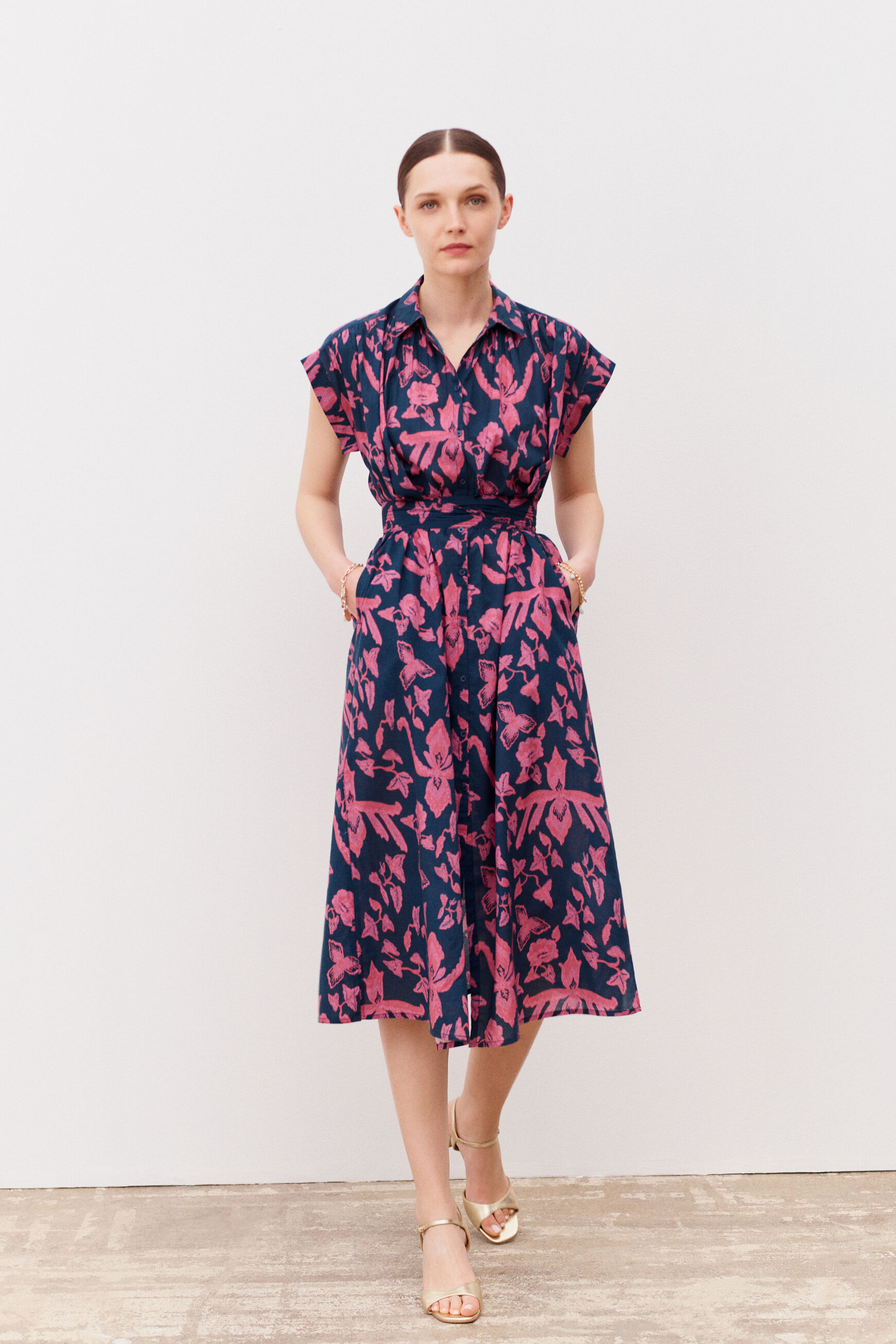 robe raquel rose femme