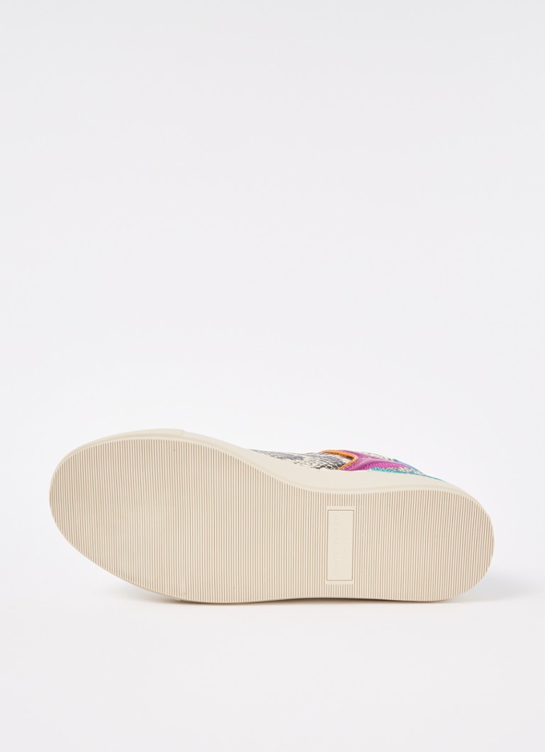 Kurt Geiger Southbank sportbačiai su gyvatės odos raštu ir odinėmis detalėmis