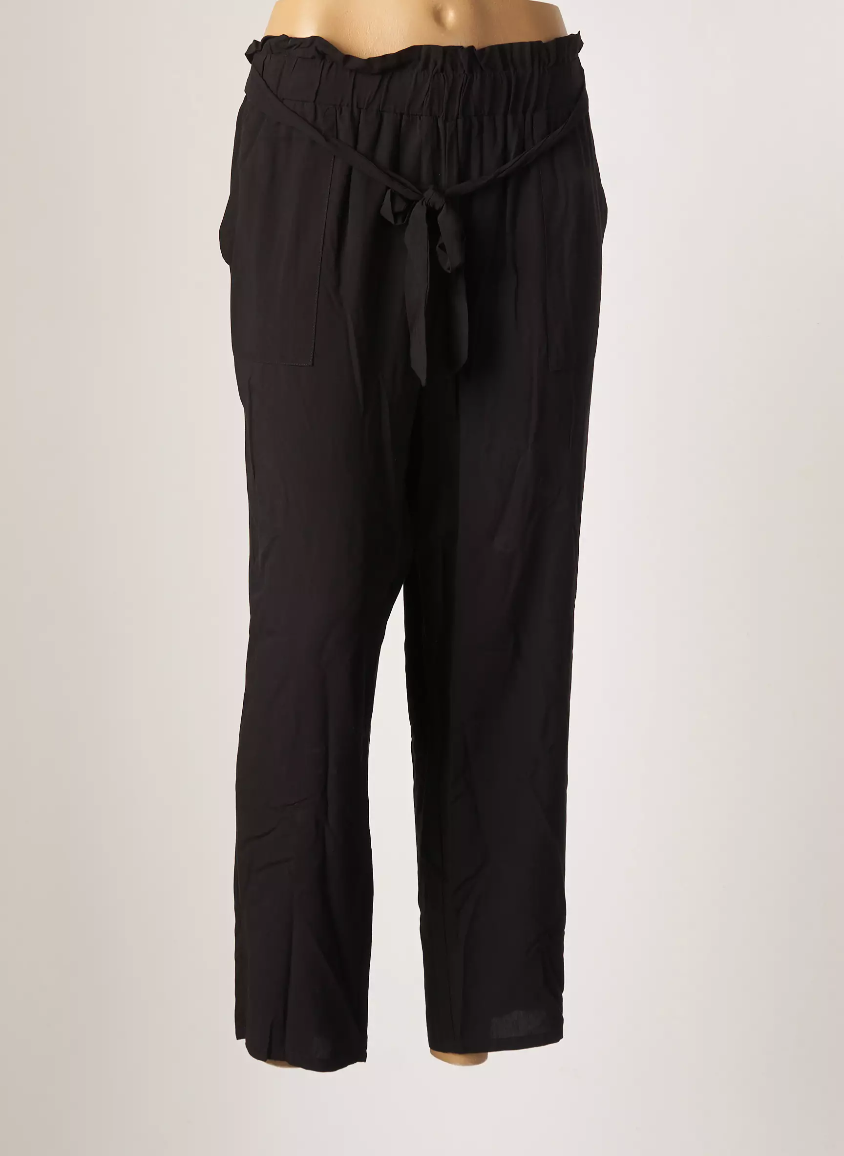 Lcdn Pantalons Droits Femme couleur noir