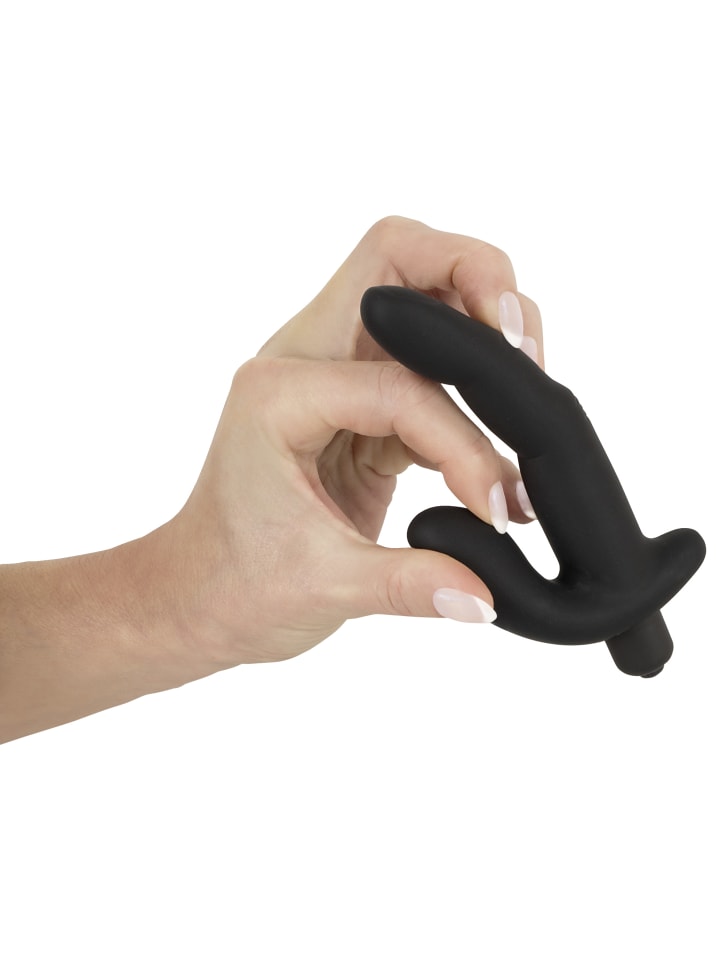 Rebel Prostata-Vibrator Naughty Finger Prostate Vibe in schwarz günstig kaufen 13,5 cm