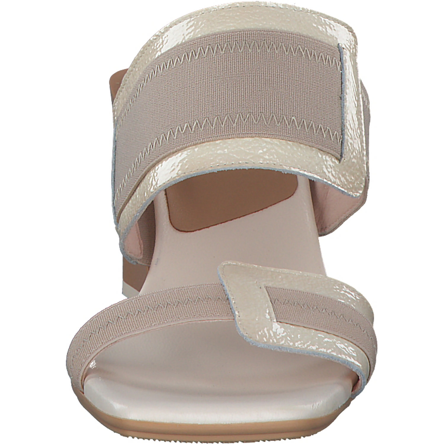 Hispanitas Schuhe Mallorca HV243327, Plateau-Pantoletten, Damen, Beige Grau