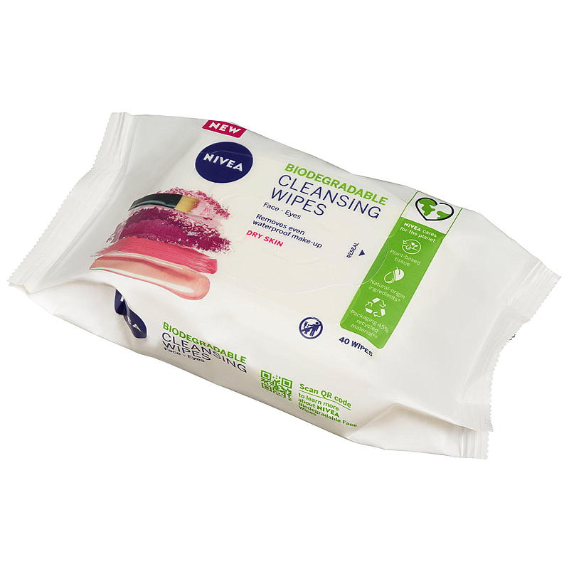Nivea Cleansiong wipes 40-pk Dry skin Gentle Nivea