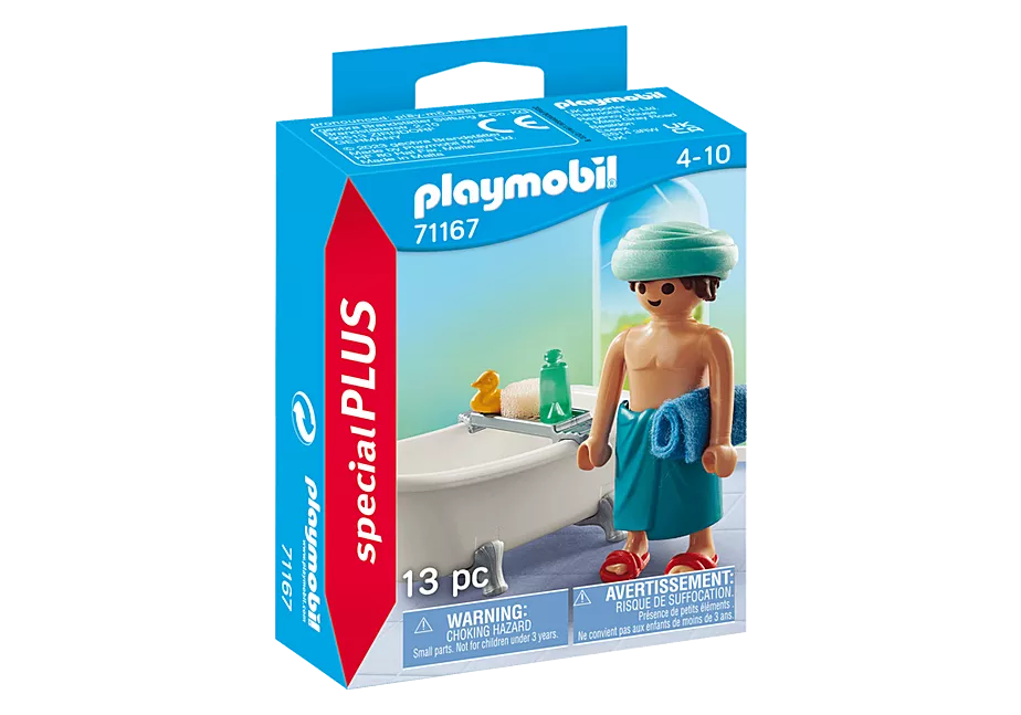 Mann in der Badewanne