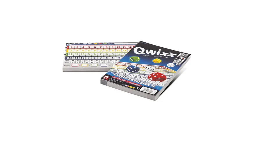 Nürnberger Spielkarten Verlag - Qwixx XL - Ersatzblöcke (2er)