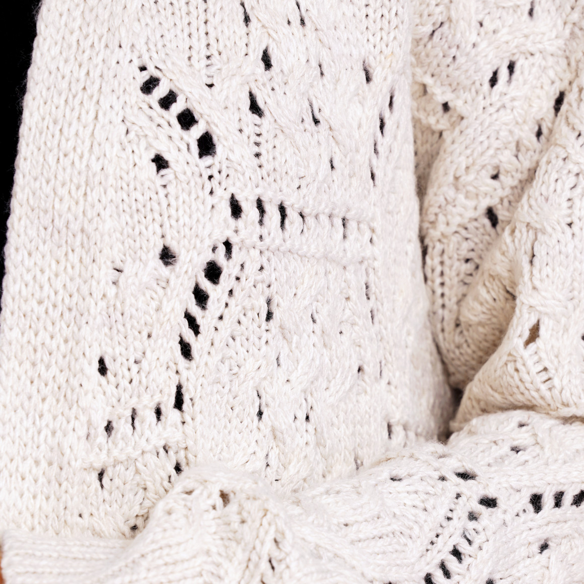 Damen Strickjacke mit Ajour-Muster