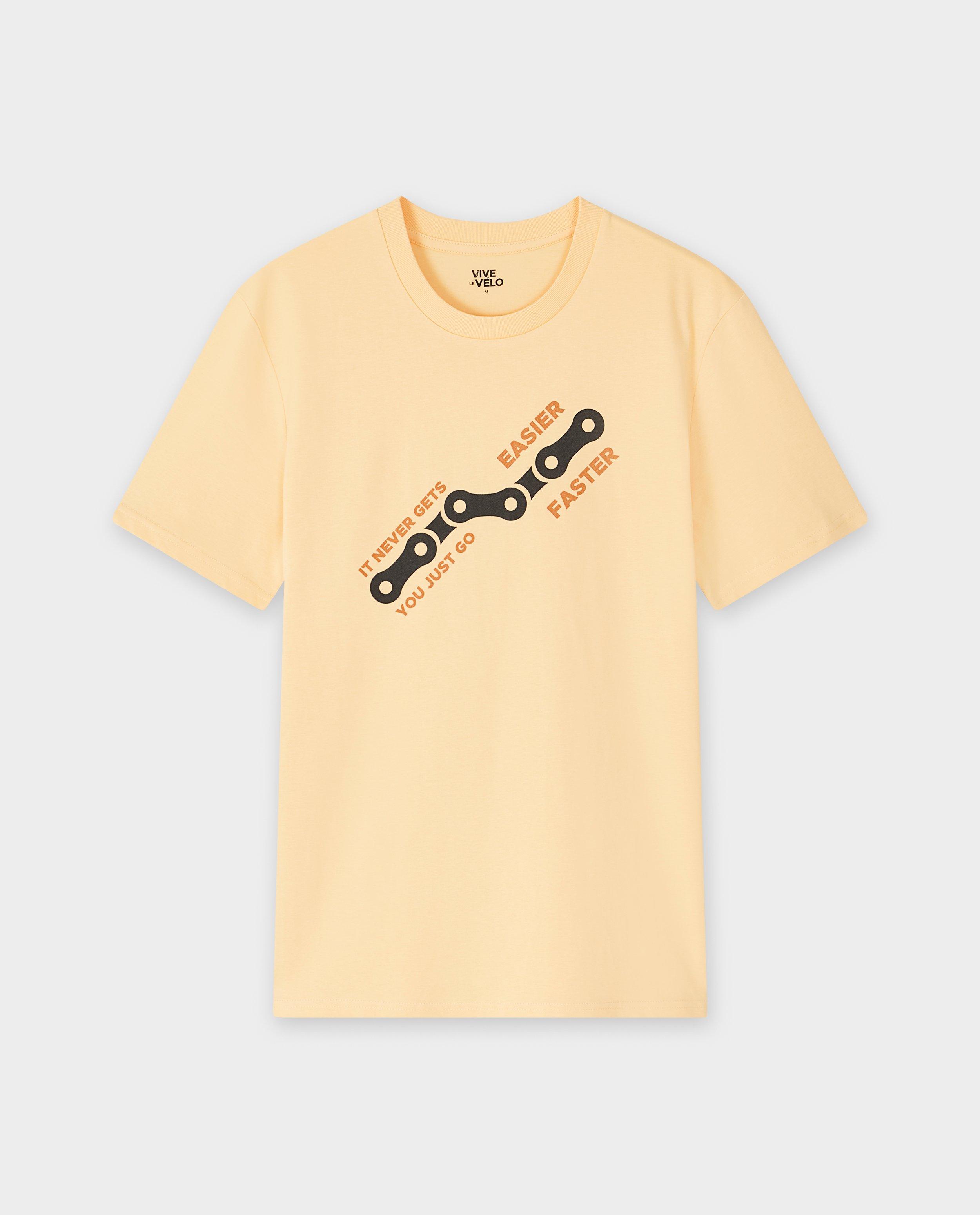 Naj živi kolesarjenje! Majica z oranžnim potiskom