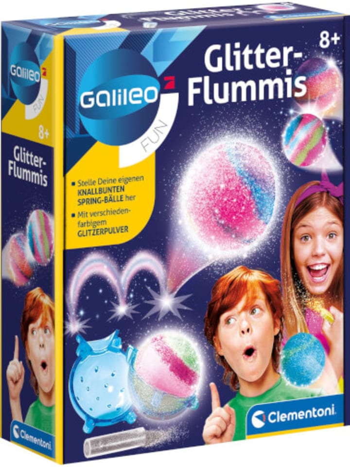 Clementoni Bastelset Galileo Glitter-Flummis - ab 8 Jahre günstig kaufen onesize