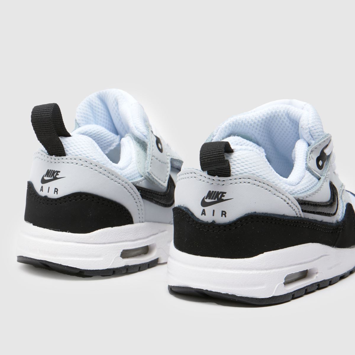 Nike Air Max 1 Easyon gyerek cipő, fekete-fehér, 42