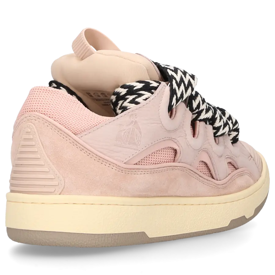 Lanvin - Sneaker low CURB Veloursleder - pink