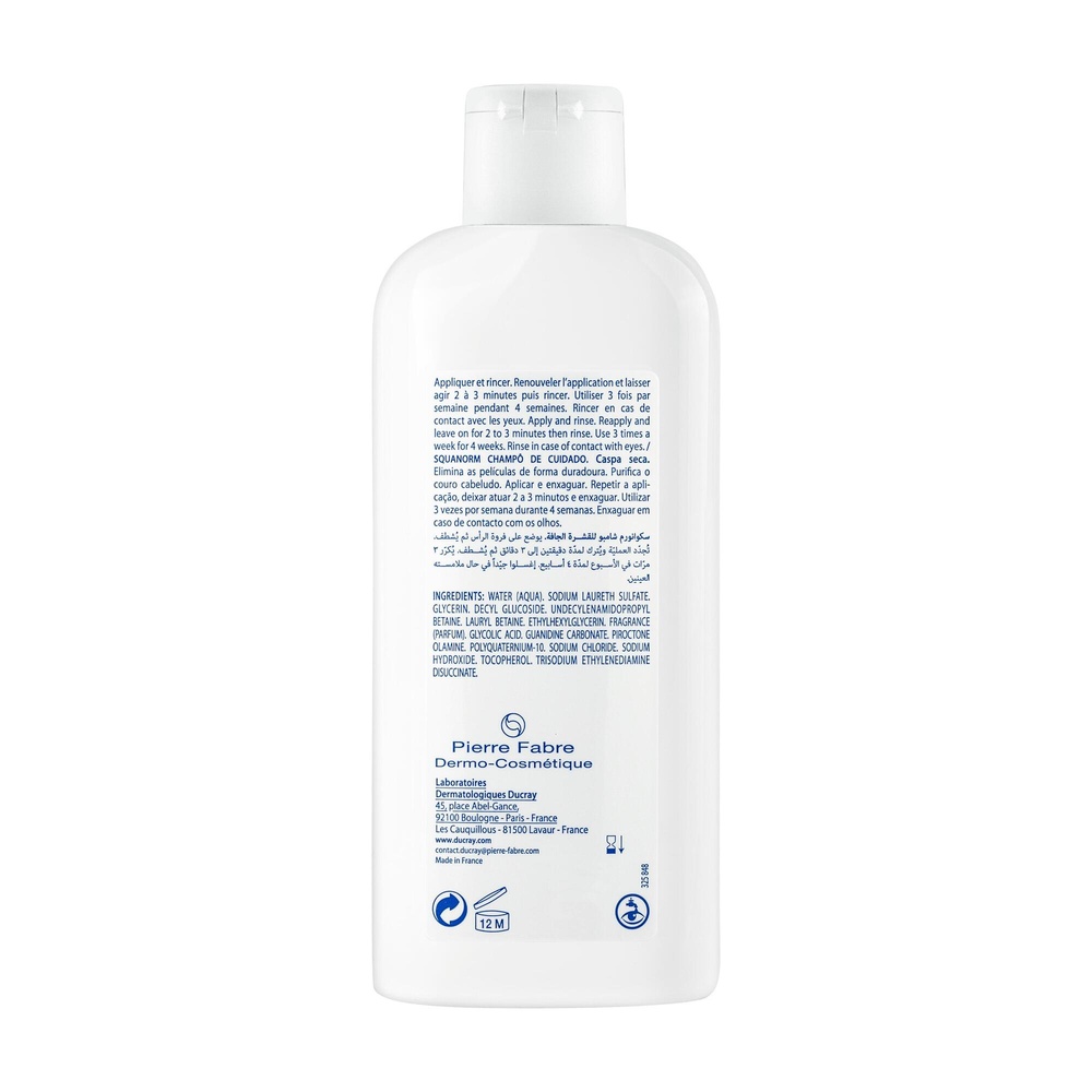 Ducray SQUANORM Shampooing PS 200ml Shampooing