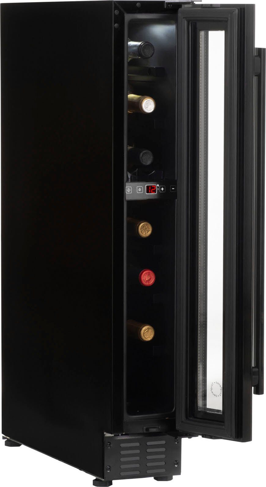 Amica Weinkühlschrank WK 341 100-1 S,für 7 Standardflaschen á 0,75l, Standkühlschrank