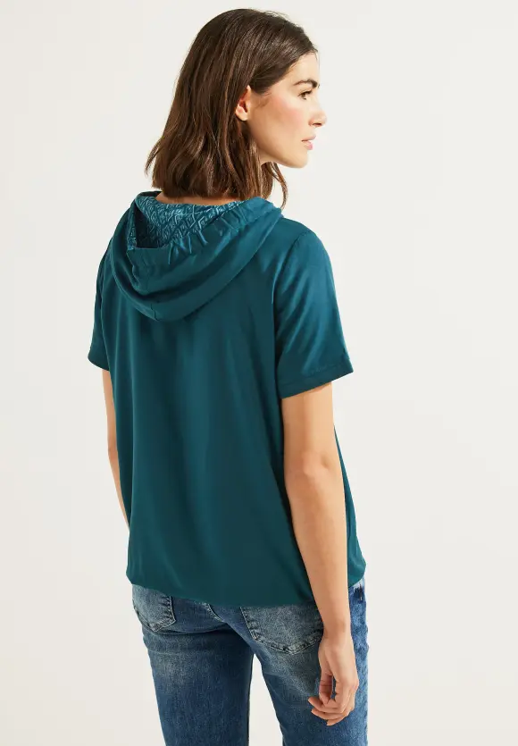 CECIL Hoodie Bluse mit Kapuze