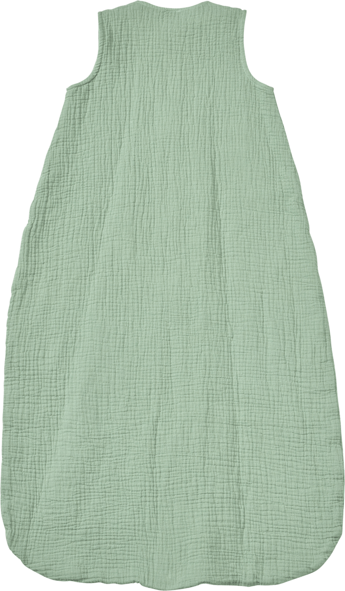 Schlafsack 0,5 TOG aus Musselin, grün, 80 cm, 1 St