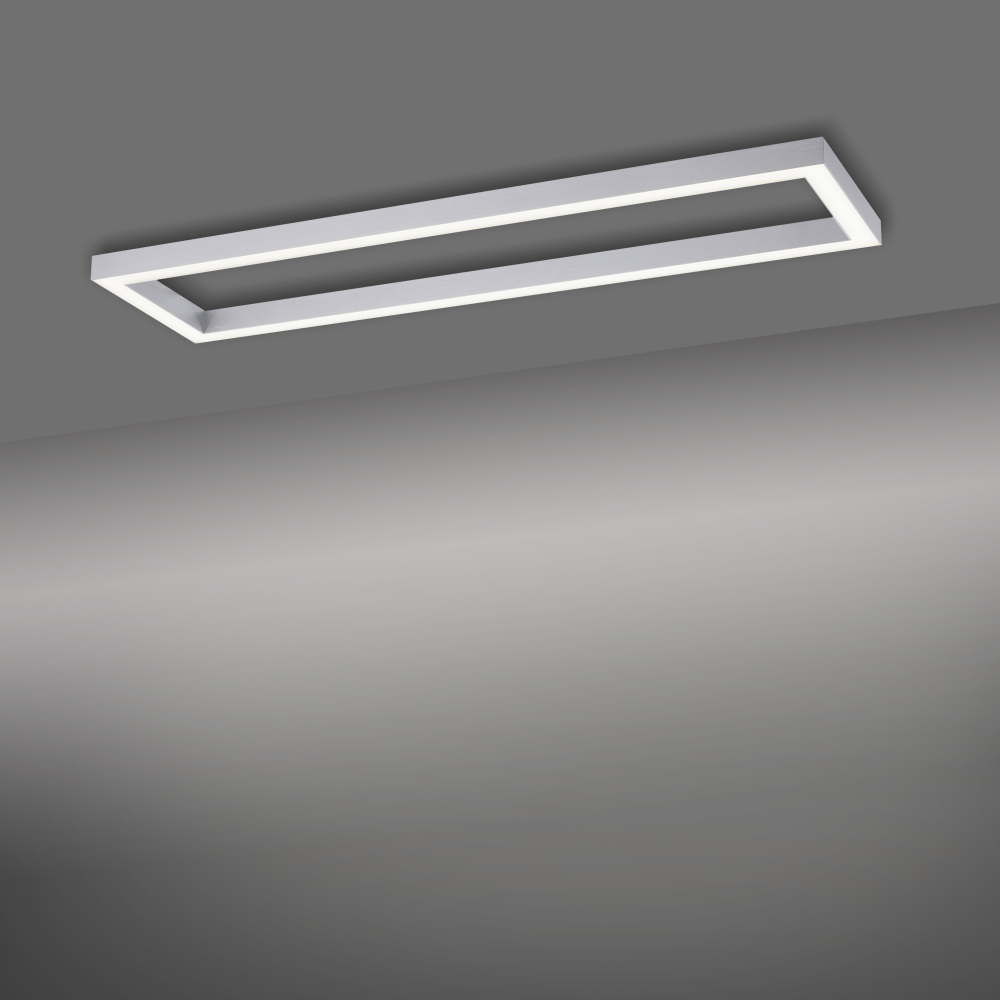 Deckenleuchte Pure Lines alu