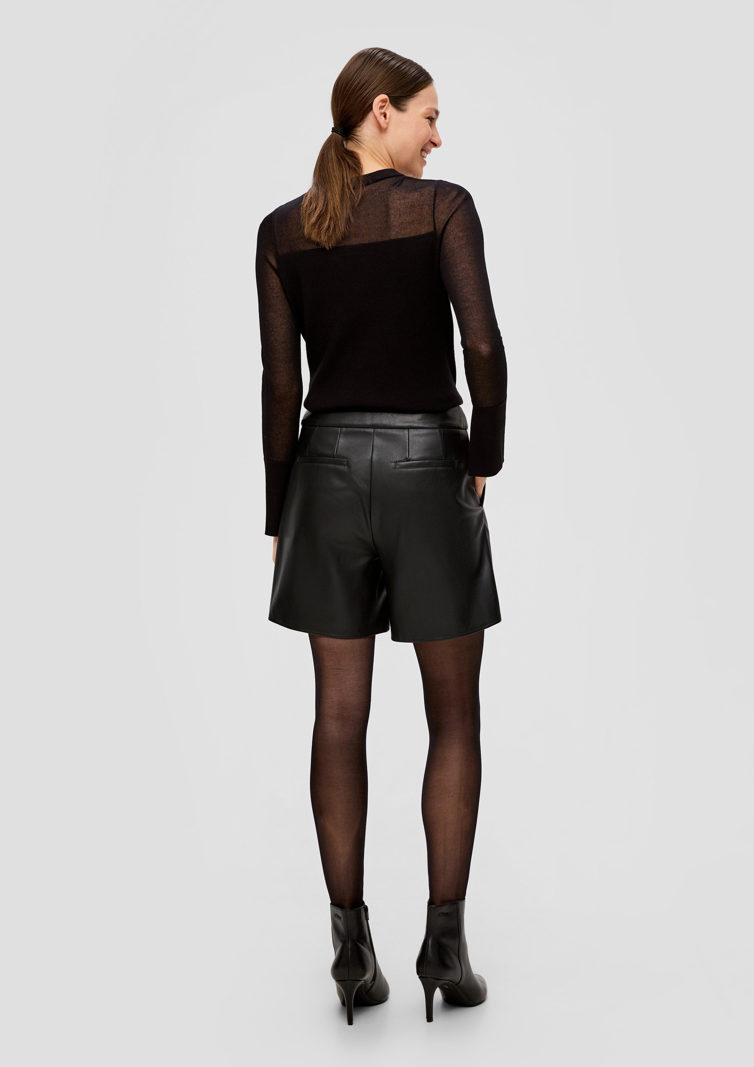Bermuda in Leder-Optik  2154631-9999