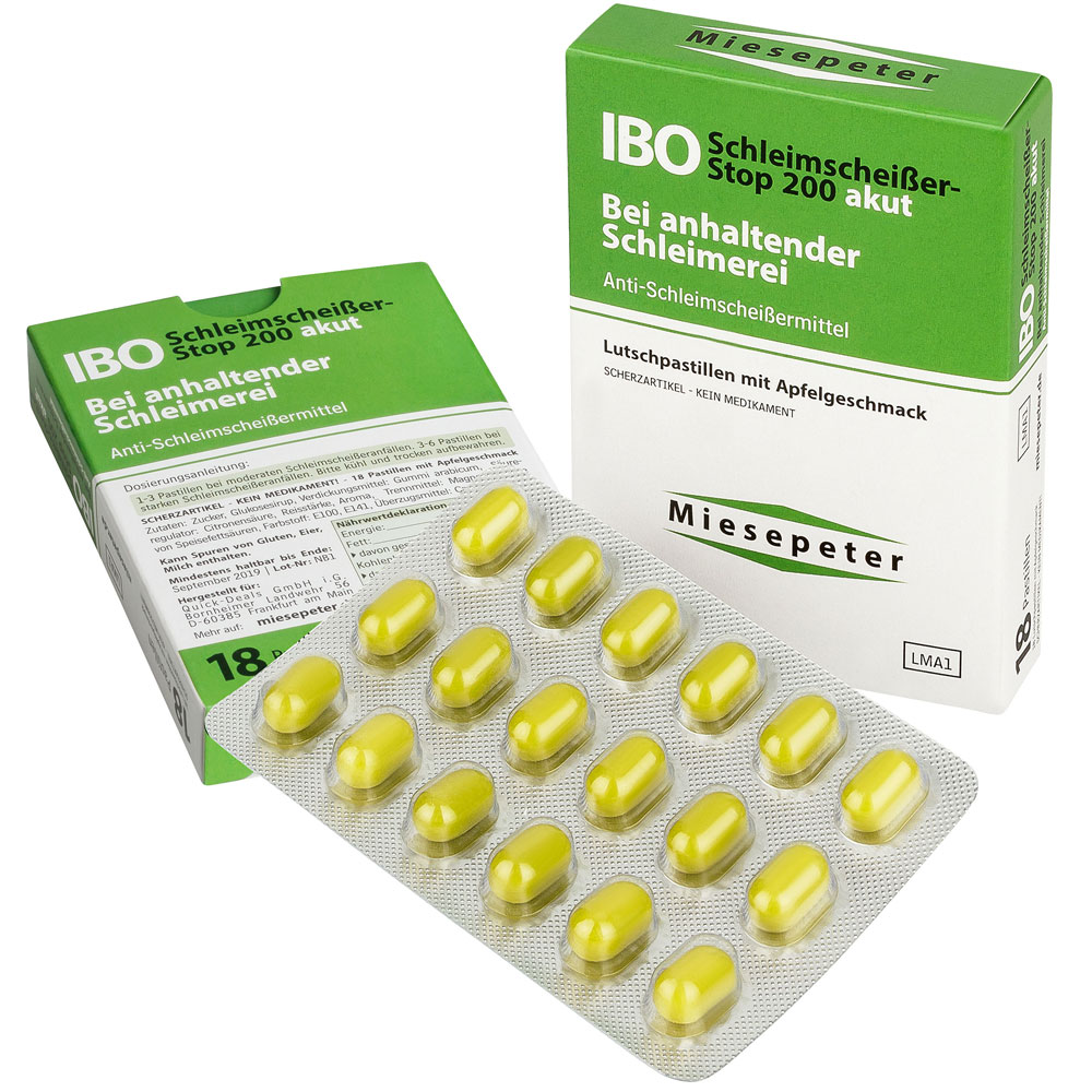 Miesepeter IBO Schleimscheißer-Stop 200 akut 18er