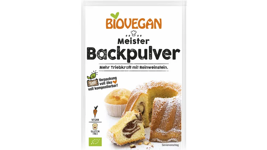 BIOVEGAN Meister Backpulver 51 g