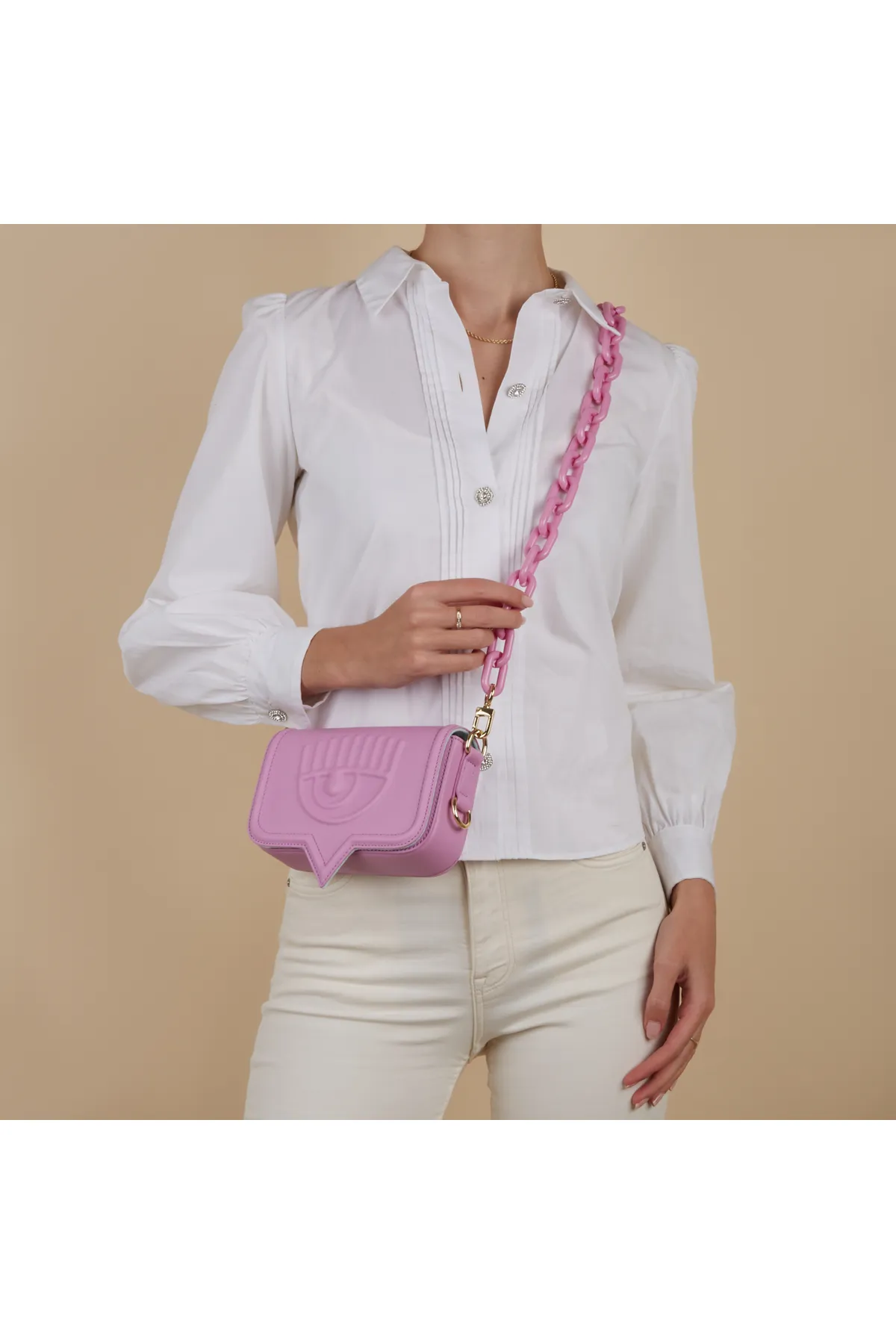 CHIARA FERRAGNI  Eyelike Damen Umhängetasche Rosa 75sb4ba2-zs517-444