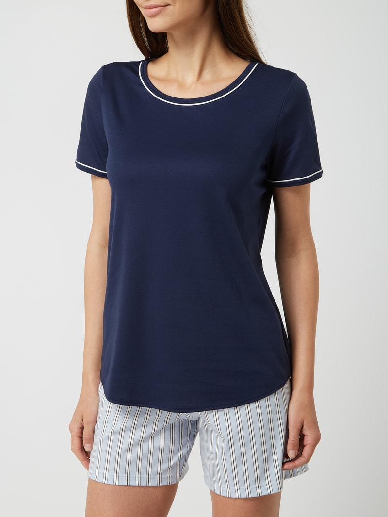 Pyjama aus Baumwolle Modell 'Sweet Dreams' in blau