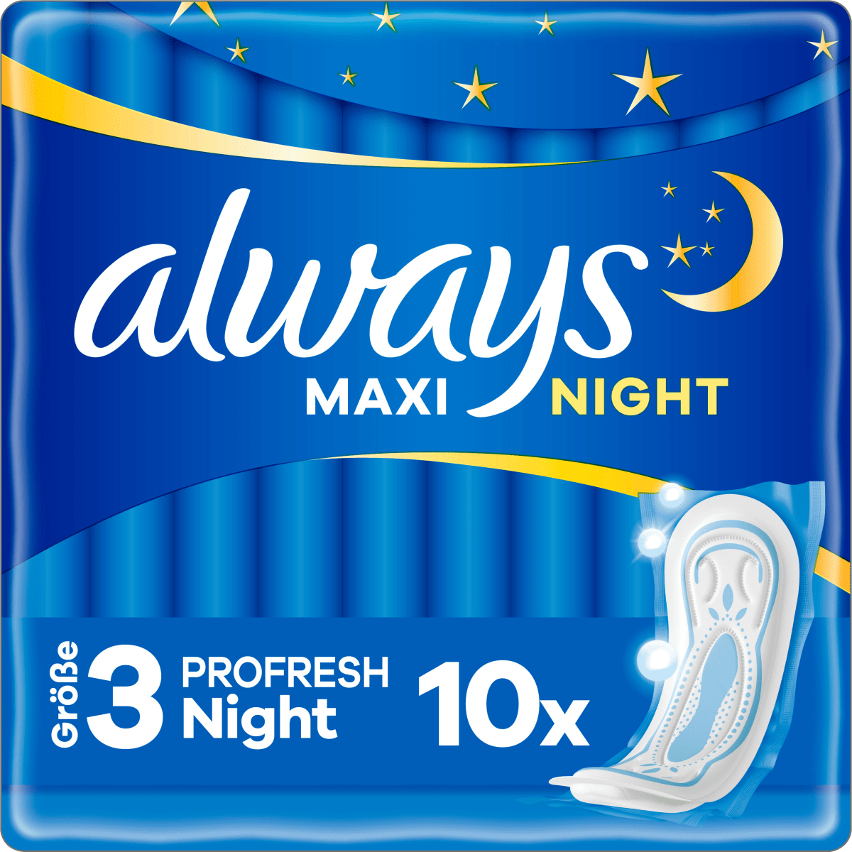 Maxi-Binden ProFresh Night, 10 St