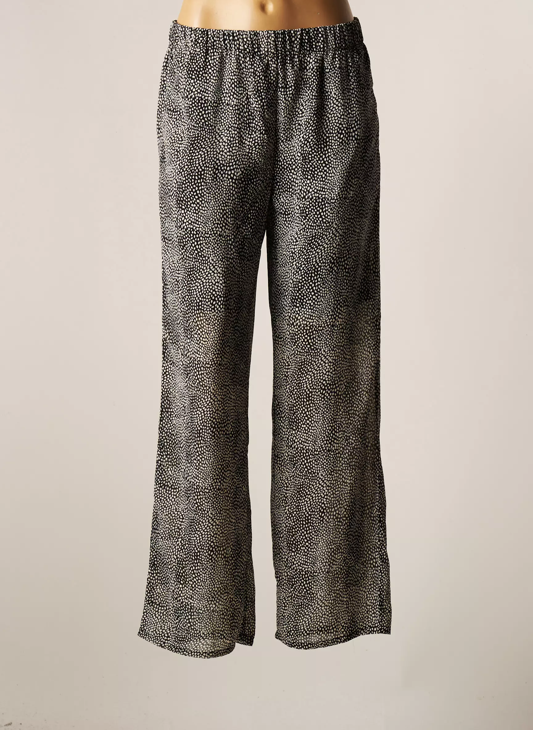 Geisha Pantalons Larges Femme couleur noir