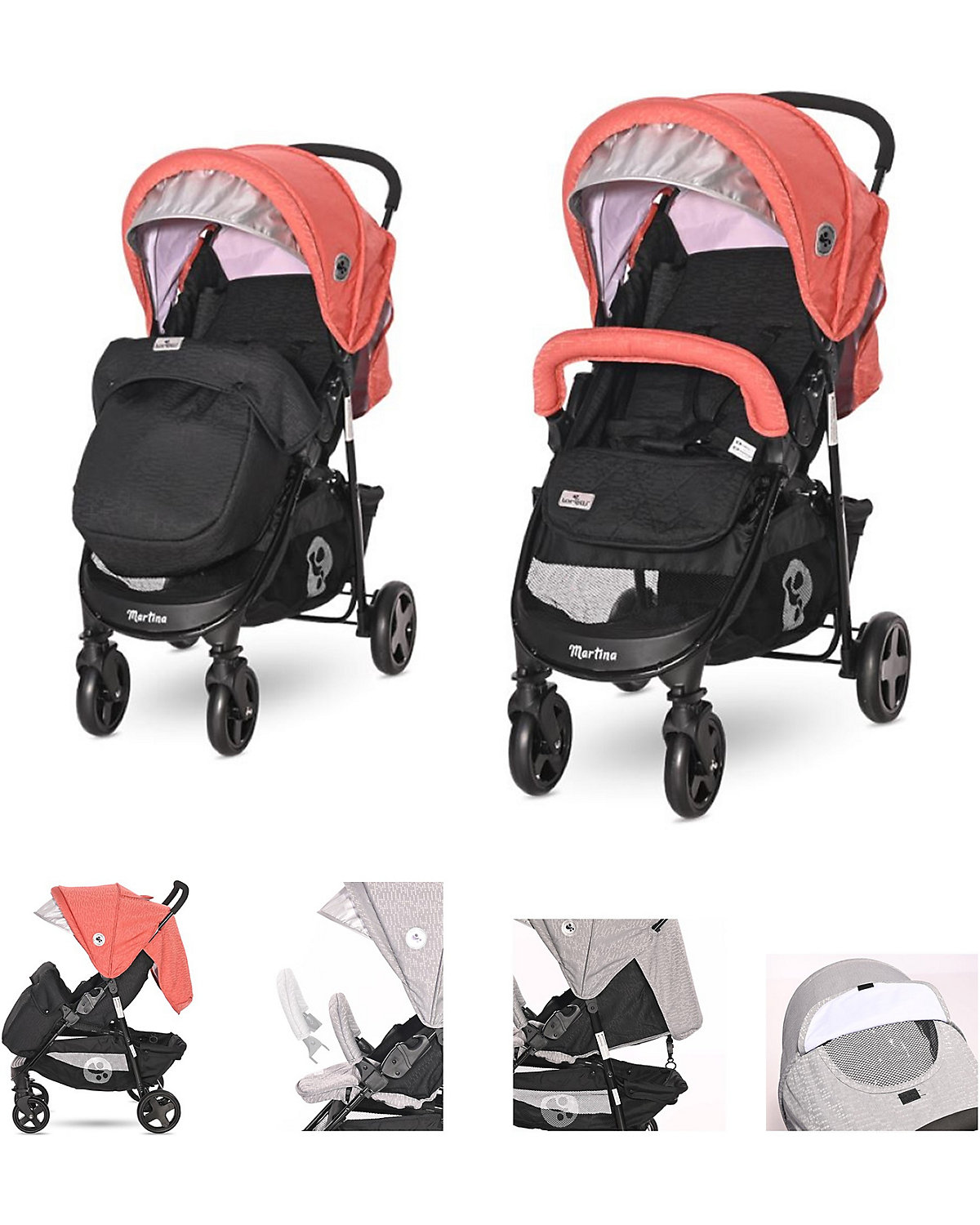Kinderwagen Martina, Fußabdeckung Buggys