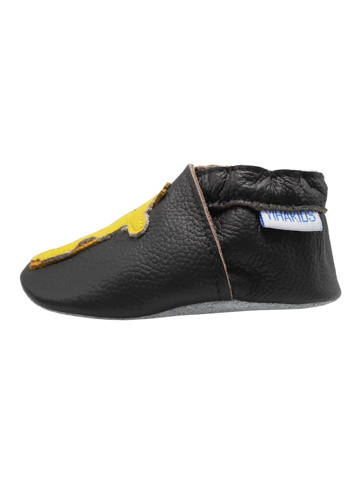 Yalion Leder-Krabbelschuhe 