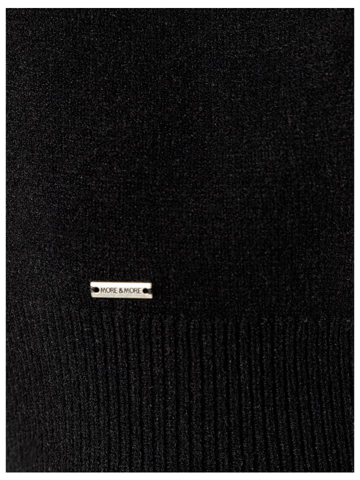 More & More Feinstrickpullover in schwarz günstig kaufen