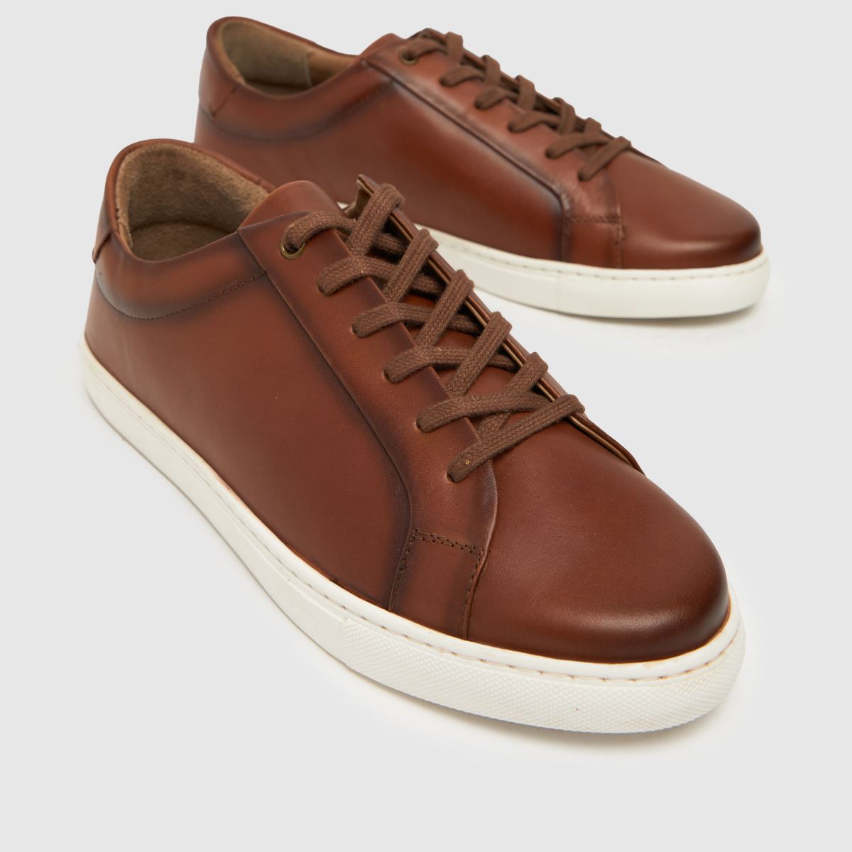 Schuh Wayne bőrcipők barna színben
