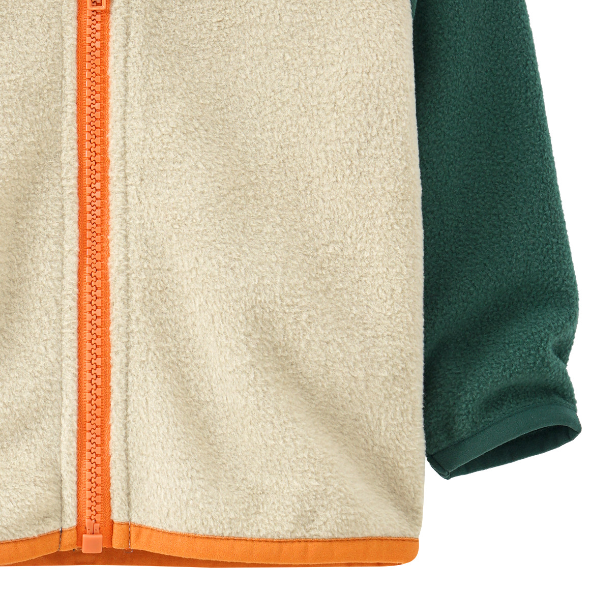 Baby Fleecejacke mit Stehkragen