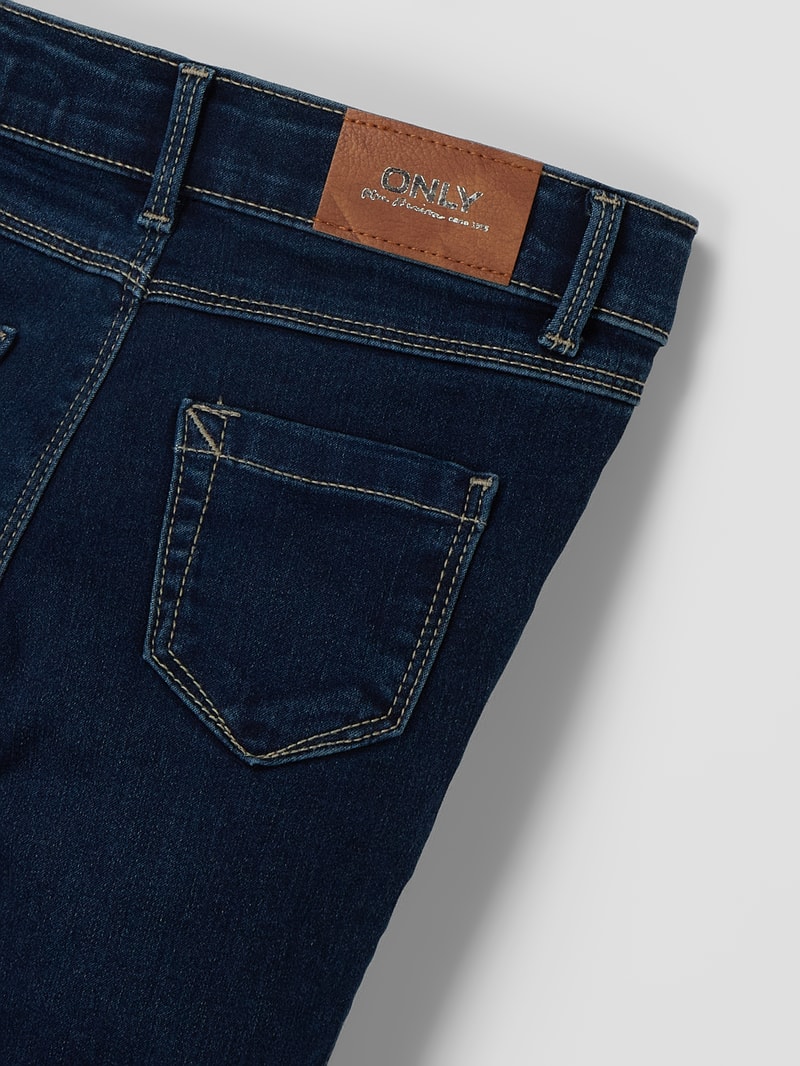 Skinny Fit Jeans mit Stretch-Anteil Modell 'Royal' in dunkelblau