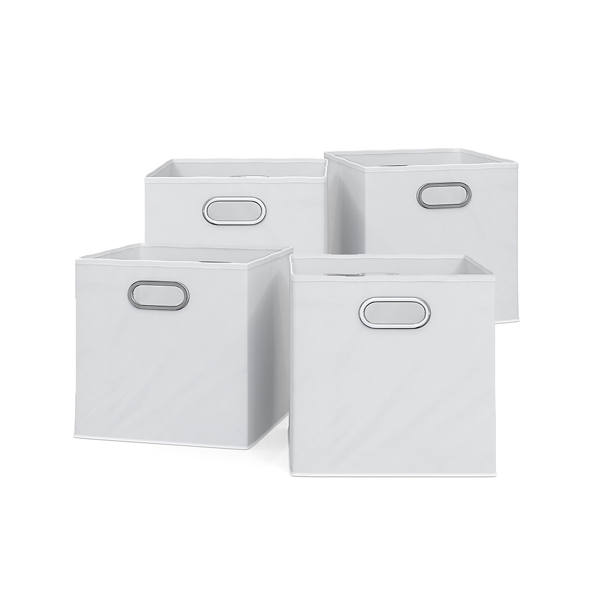 Faltbox 4er Set Weiß