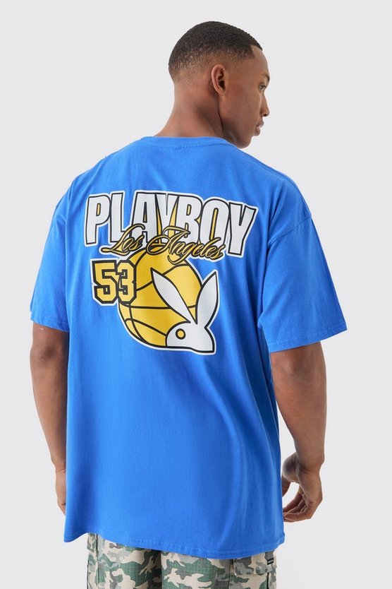 Oversize T-Shirt mit lizenziertem Playboy-Print
