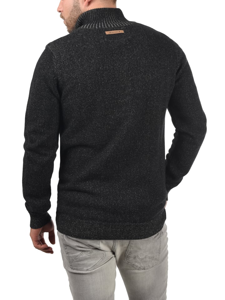 INDICODE Strickjacke IDAndy 35-099MM Cardigan mit Stehkragen in Schwarz günstig kaufen