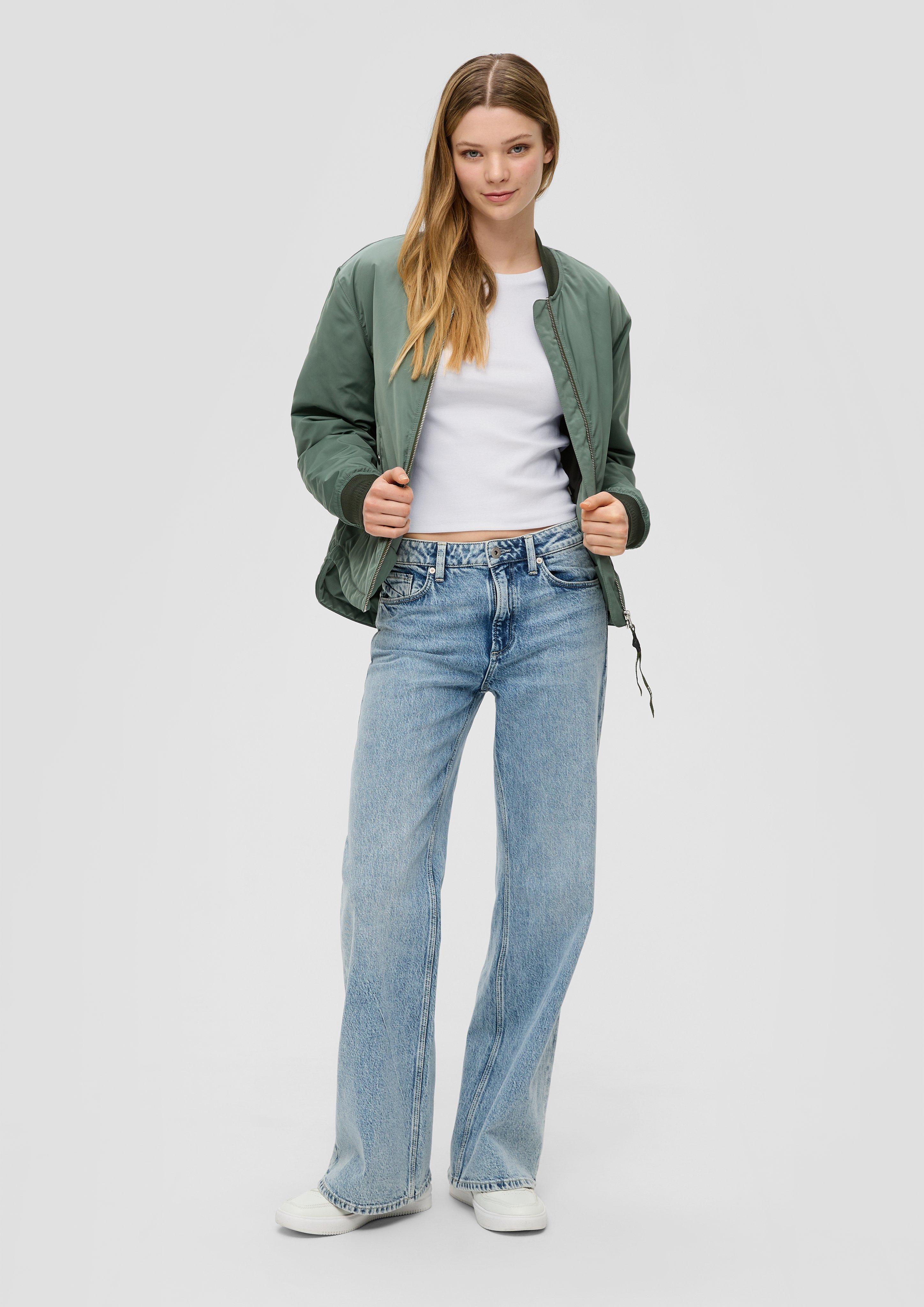 Cropped Top mit Rippstruktur  2141204-0100