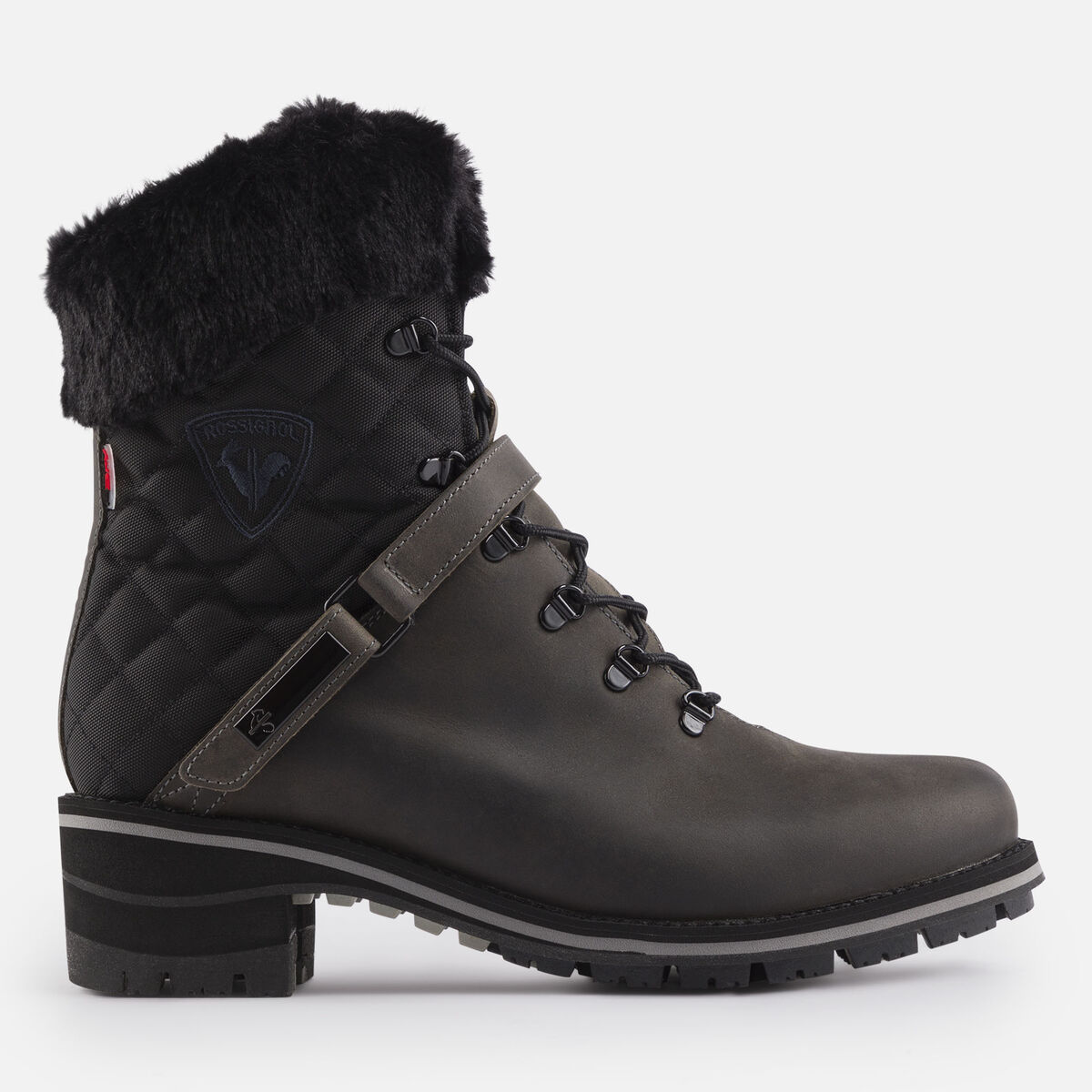 1907 Megeve Grey Wax Damenstiefel