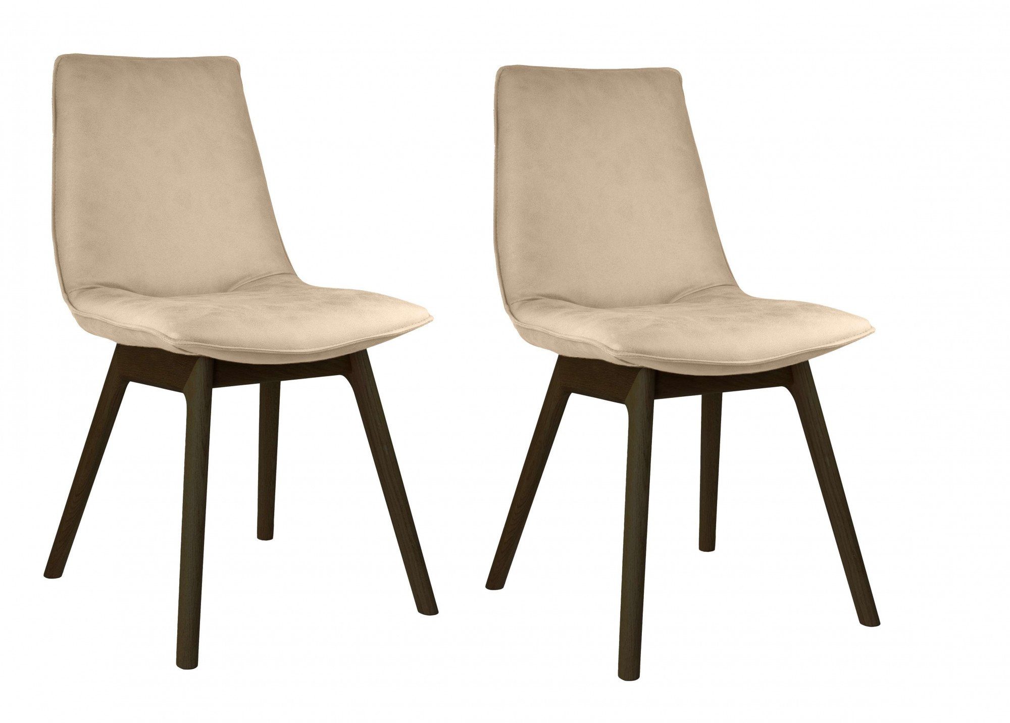 andas 4-Fußstuhl Ramon (Set, 2 St), mit Massivholzbeinen
