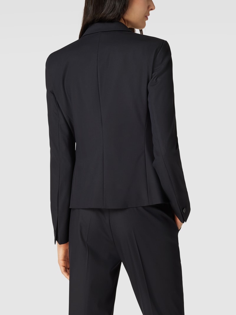 Blazer mit 1-Knopf-Verschluss Modell 'Ciboom' in marineblau