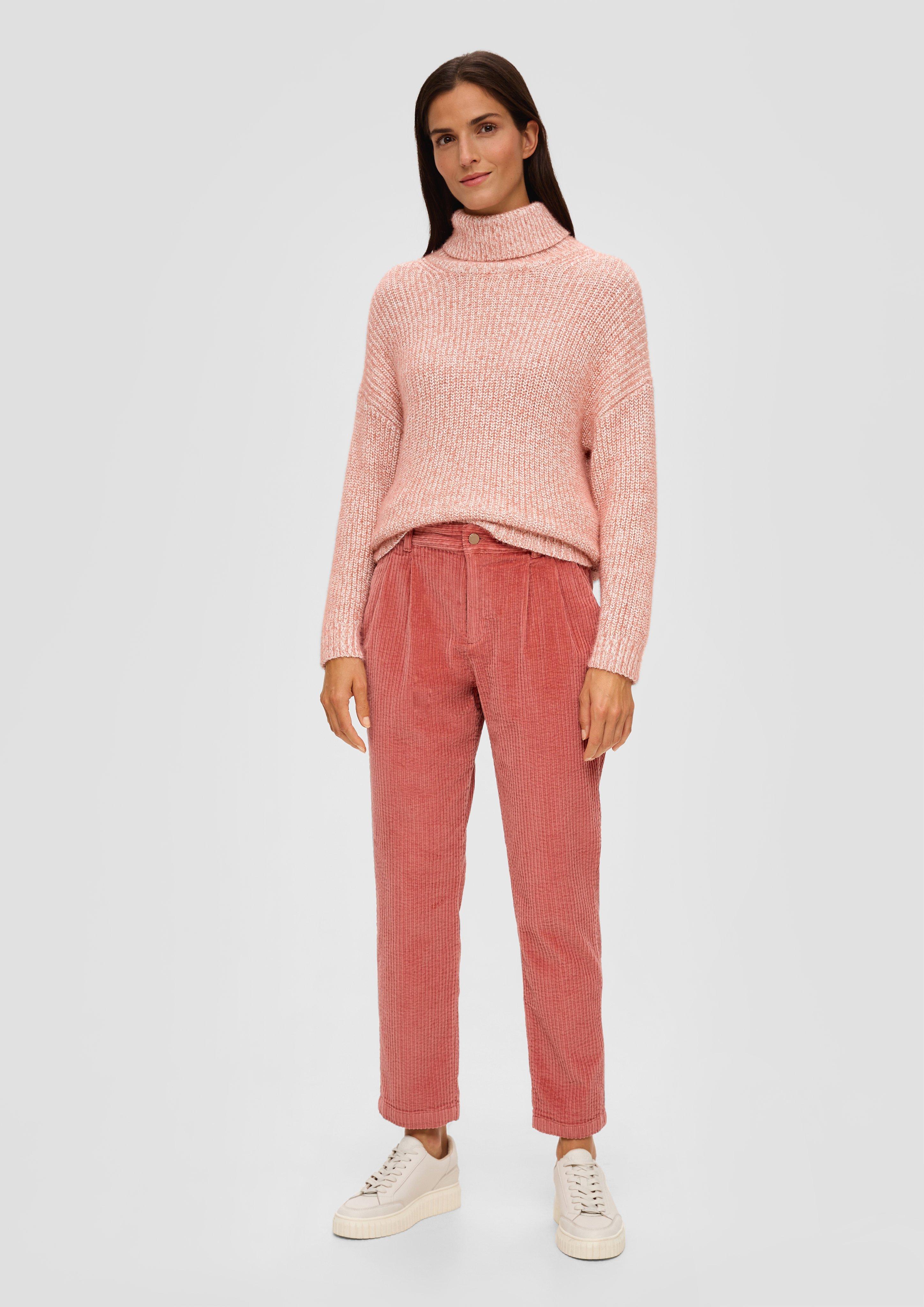 Regular: Bundfaltenhose aus Cord  2138060-2074