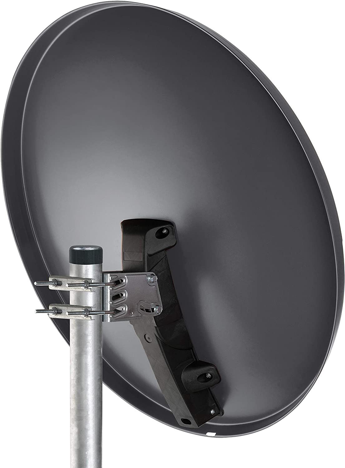 Schwaiger 714548 anthrazit 80 cm Alu-Spiegel Set
