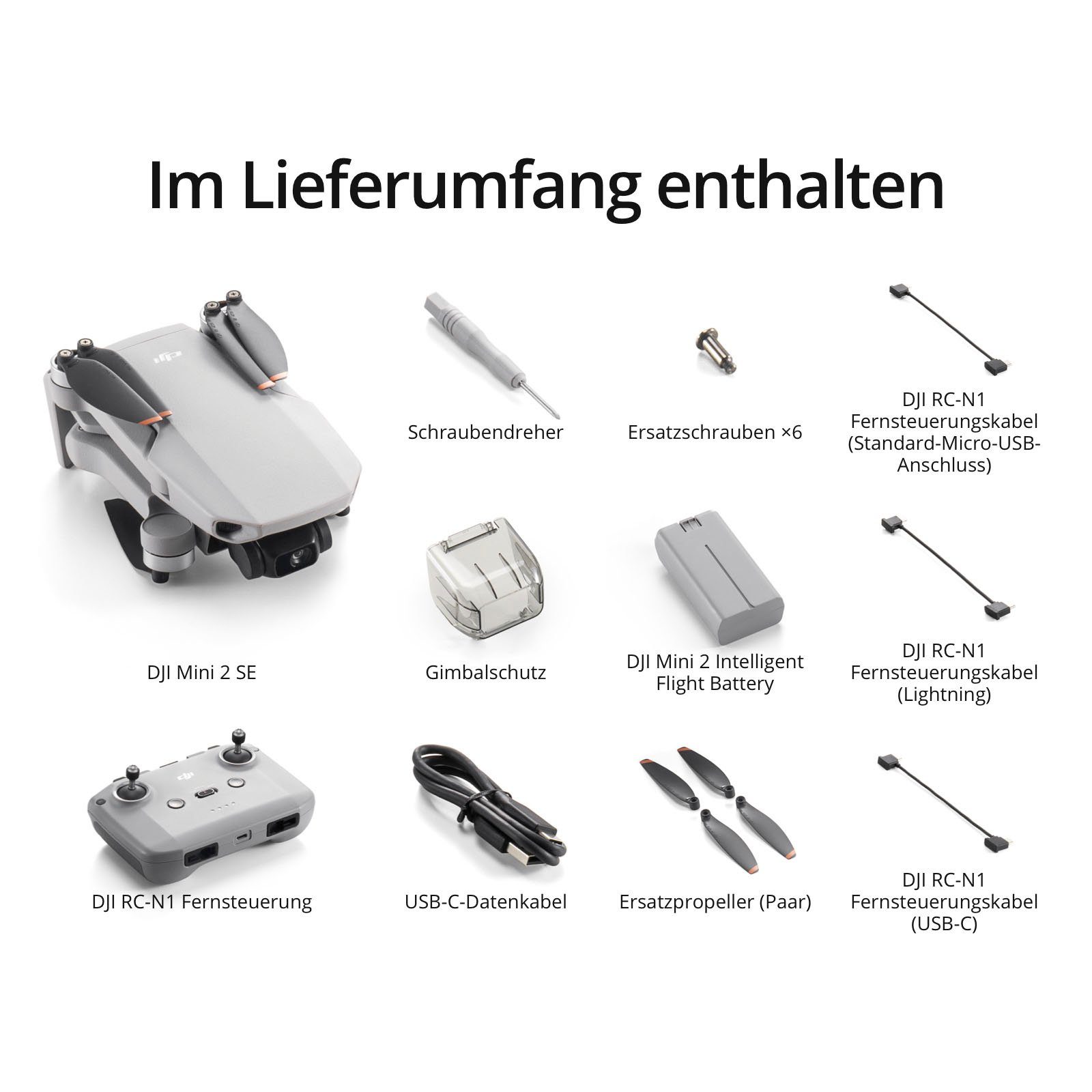 DJI MINI 2 SE Drohne (2,7K)