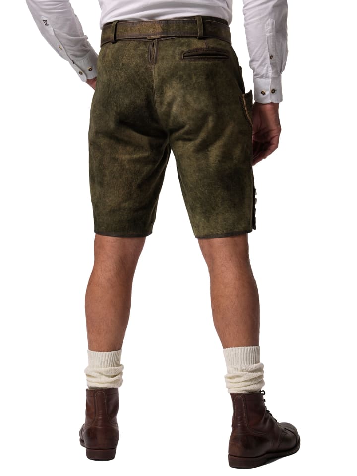 JP1880 Lederhose in classic braun günstig kaufen 54 - Normalgröße