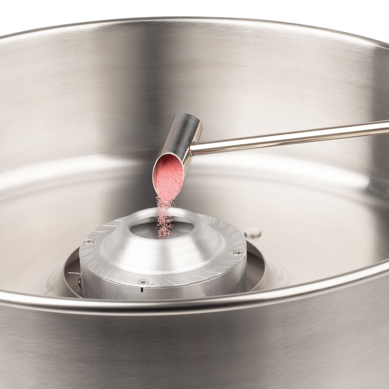 H.Koenig CIRCUS8 Zuckerwattemaschine, Aluminium, Rosa