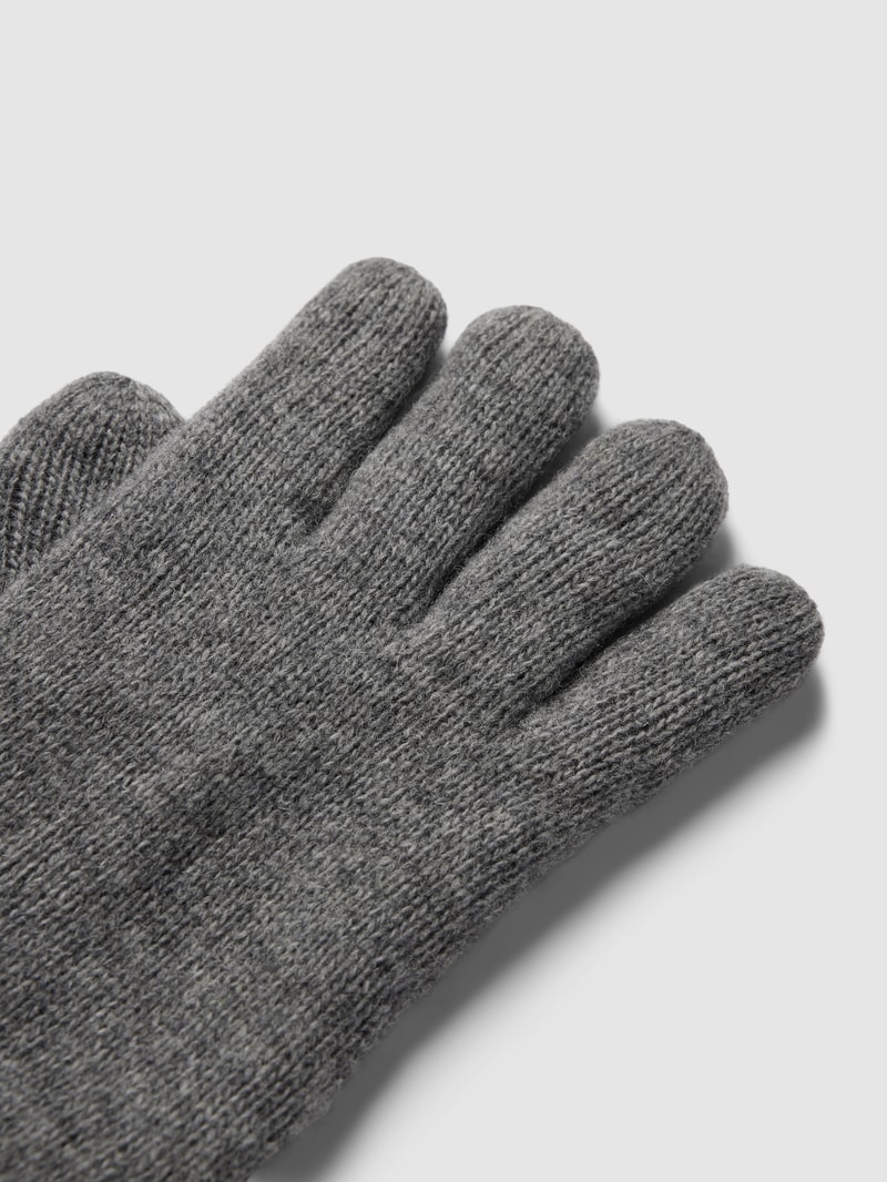 Handschuhe mit verstellbarem Riegel Modell 'Carlton' in mittelgrau